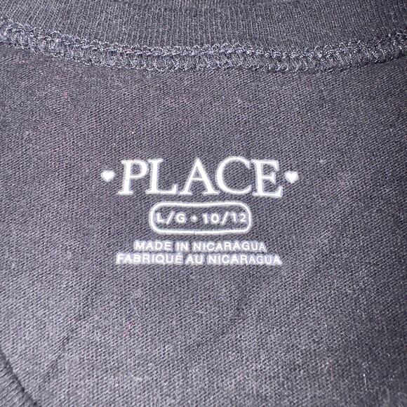 The Children's Place Black Princess Tee girls size Large (10/12) - Picture 5 of 5